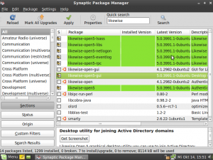 Die Pakete der Version 5 mit ihren Abhängigkeiiten installieren