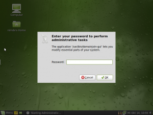 linux mint 7 administrative tasks